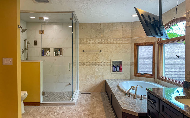 Steam Shower renovation