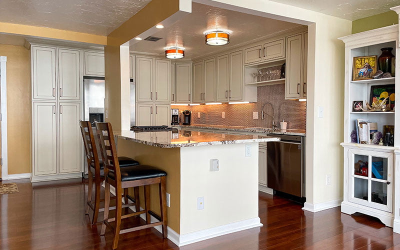 vintage-style kitchen