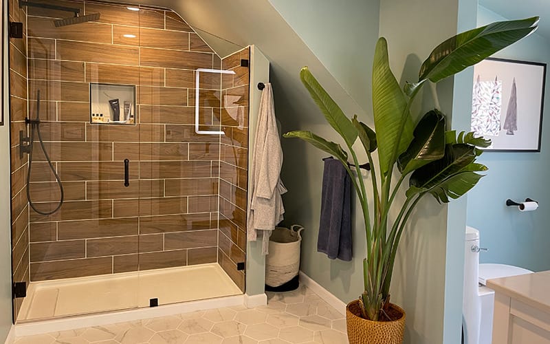 tropical bathroom