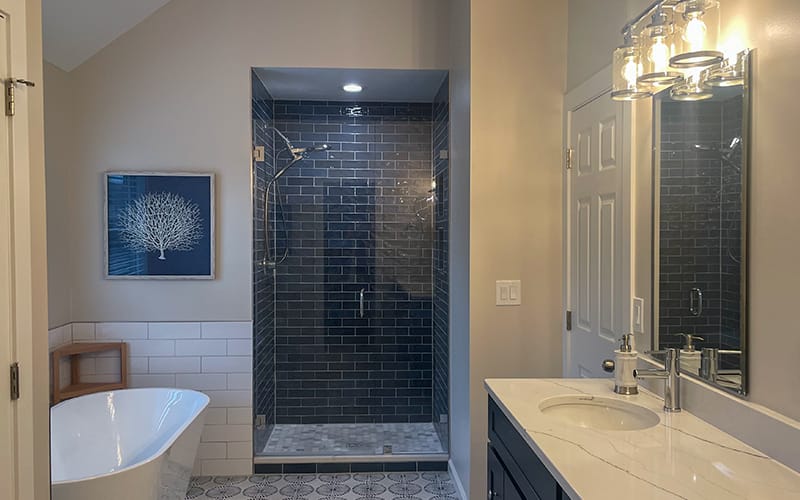 small fresh bathroom remodel