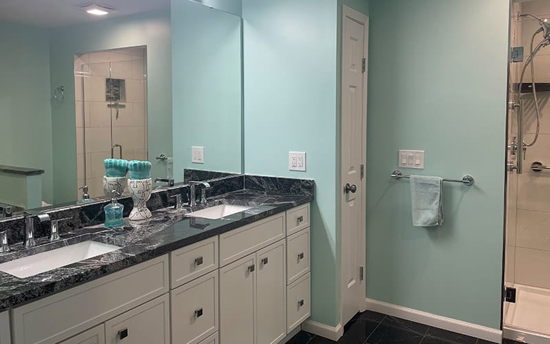 Small Fresh Bathroom Remodel
