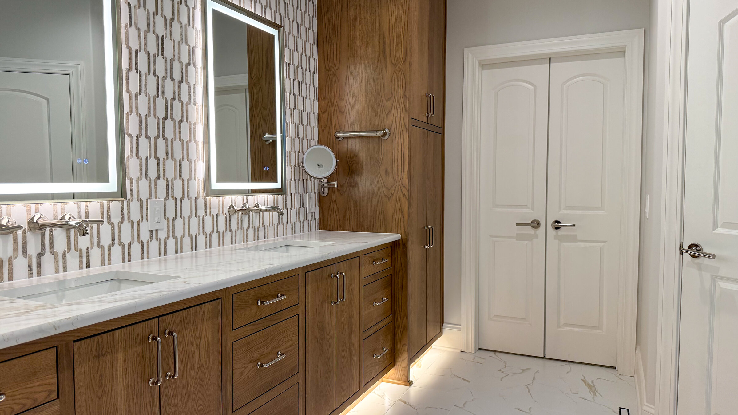 Bathroom vanity remodel by Marcus Sebastian Renovations
